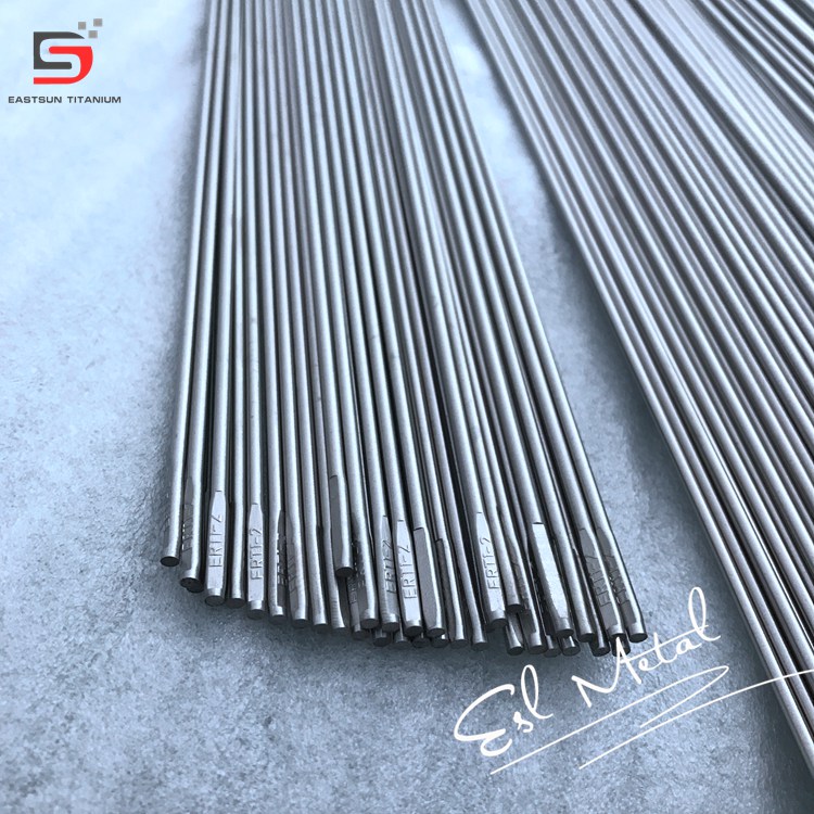ERTi2 Titanium TIG rods with polished surface